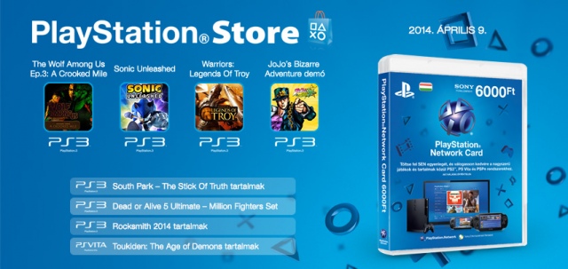 PlayStation Store - heti megjelenések - 2014. 15. hét
