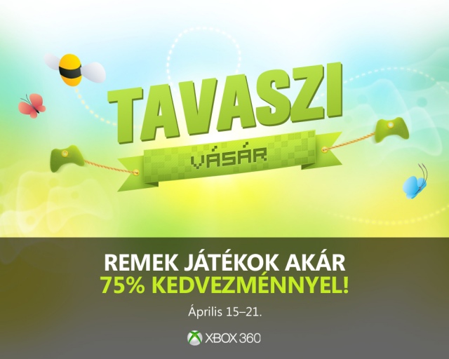 Tavaszi vásár Xbox Live tagoknak