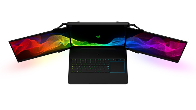 Project Valerie - a Razer háromképernyős laptopja
