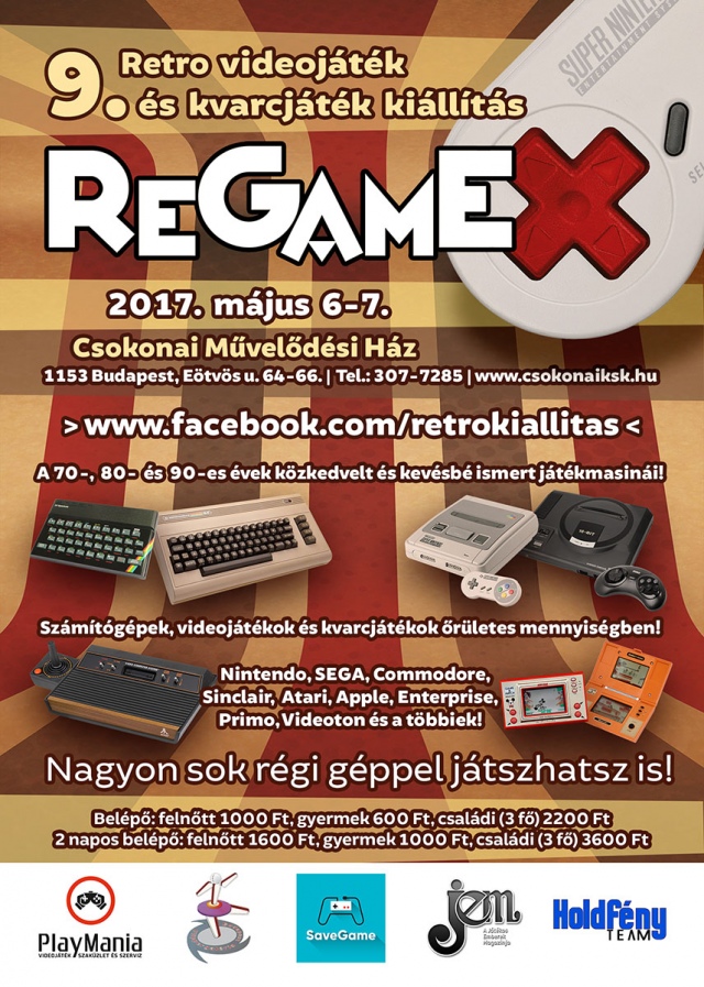 ReGamEX retro videojátékos kiállítás immár kilencedszer