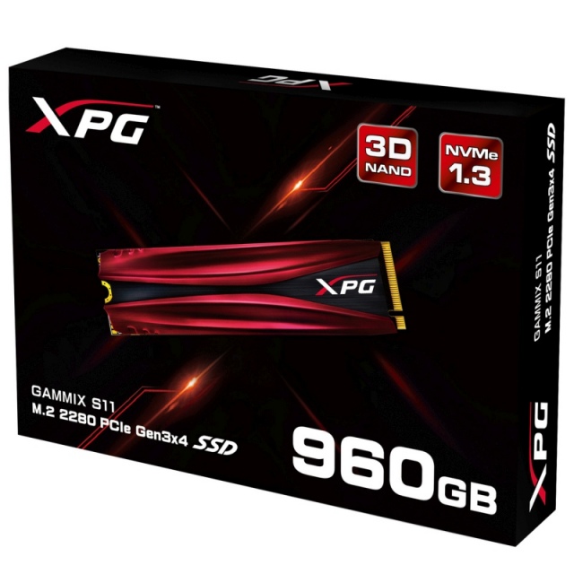 Hűtőbordát is kapott az ADATA XPG GAMMIX S11 M.2-es SSD-je