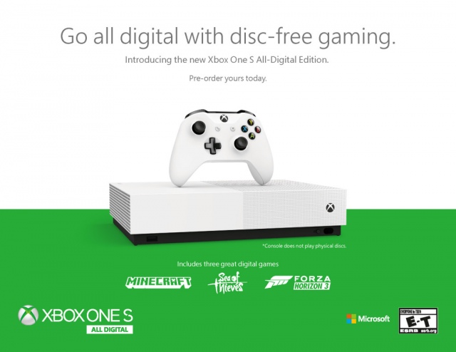 Május elején jön a lemezmentes Xbox One S All-Digital Edition