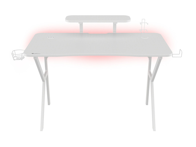 Holm 320 RGB, a hófehér gamer asztal a Genesistől