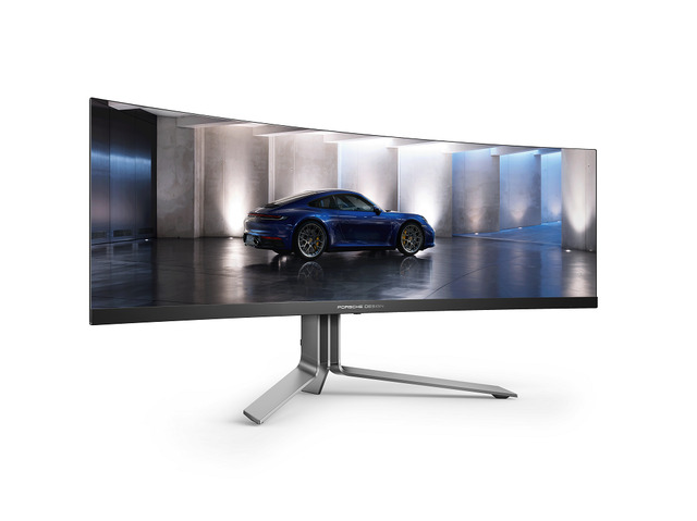 Egy ultraszéles monitor az újabb eredménye a Porsche Design és az AOC együttműködésének