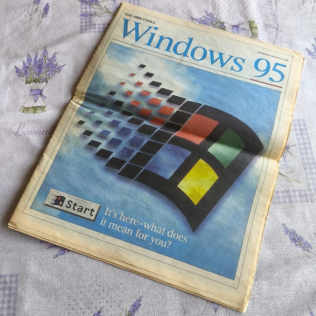 Boldog születésnapot! Ma 30 éve jelent meg a Windows 95